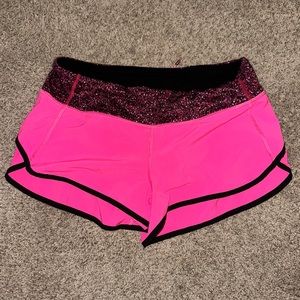 Hot Pink Lululemon Shorts